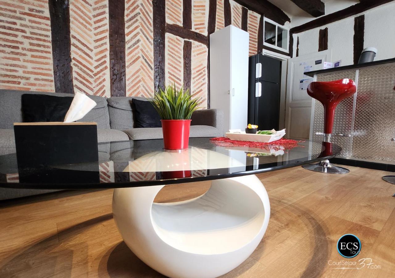 "L'Appart" Vieux Tours - Charme - Place Plumereau - Arrivee Autonome エクステリア 写真